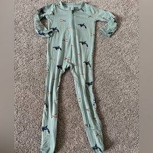 Kyte BABY Whale Print Footie